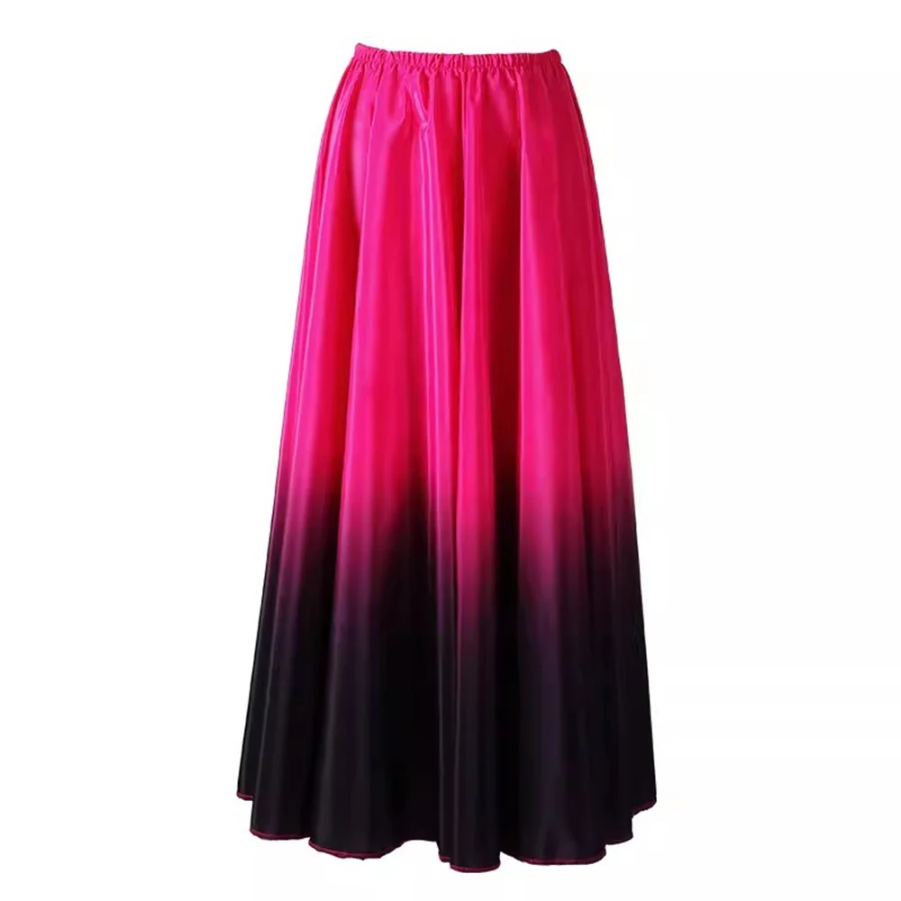 Flamenco Skirt for Women Belly Dance Costumes Spanish Gypsy Girls Spanish Flamenco Clothing Performance 540 Degree