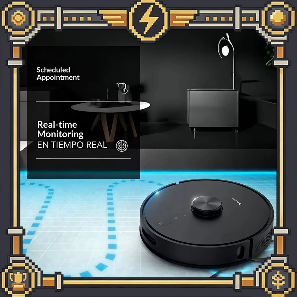 

SUONO Sweeping Robot Vacuum Household automatic ultra-thin Robot Vacuum Cleaner 5000Pa strong suction Efficient cleaning