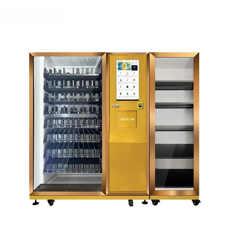 Custom 24-Hour Self-service Combination Vending Machine with Display Window Touch Screen Toy Blind Mystery Box Vending Machine