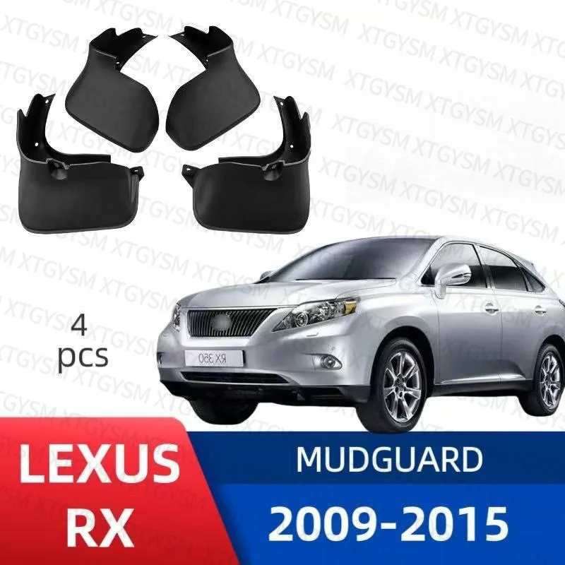 2008-2015 FOR Lexus RX RX270 RX300 RX350 RX450h Mudguard Fender Mud Flap Guards Splash Mudflaps Car Accessories Front Rear 4pcs
