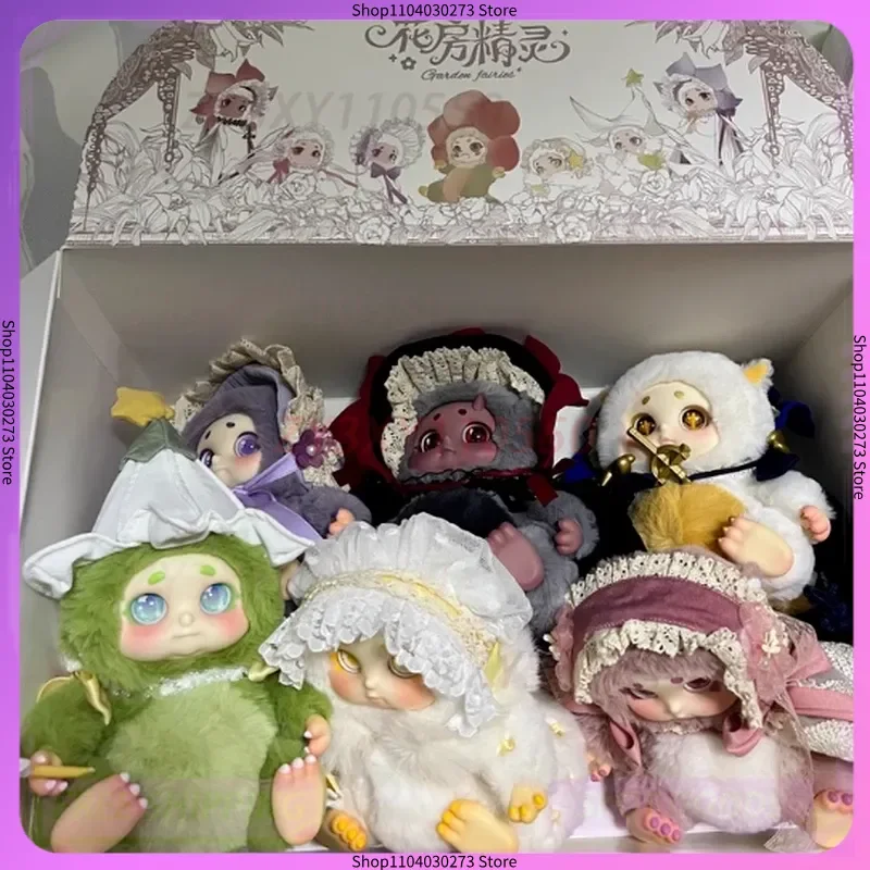 

2025 милый фэнтезийный цветочный домик, эльф-кино, плюшевая слепая коробка, милая мультяшная кукла-сюрприз, украшение для рабочего стола, Рождественский подарок для девочек