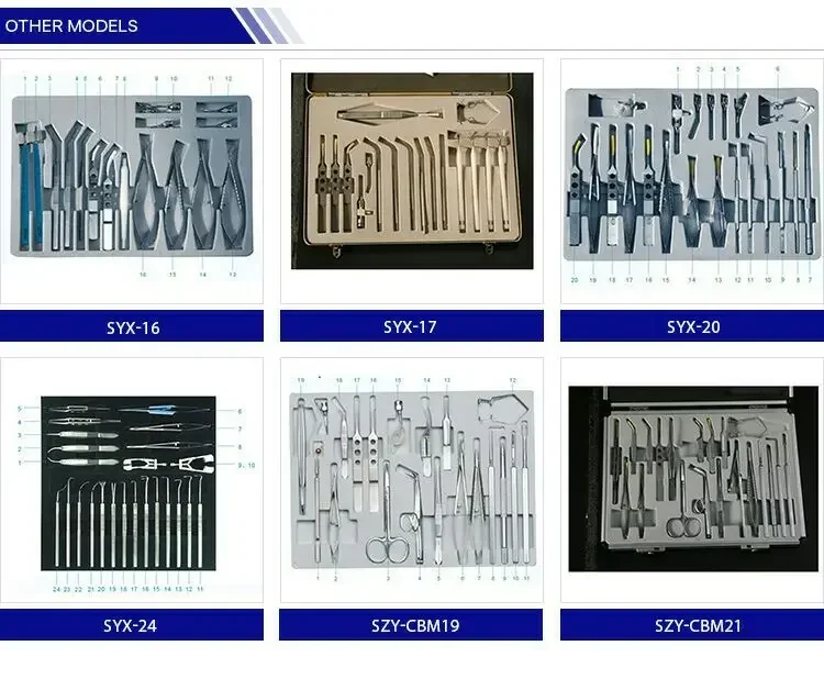 SYX-21 Ophthalmic Cataract Surgery Set – Premium Stainless Steel Instruments