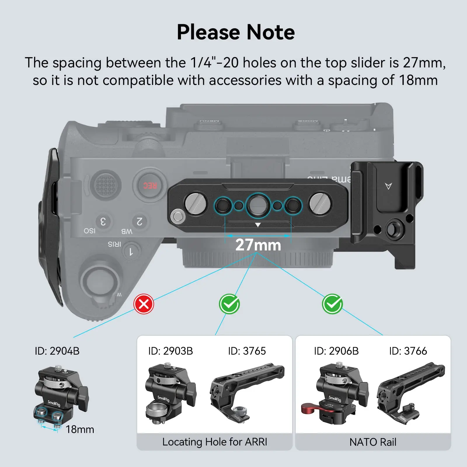 SmallRig FX30 FX3 Handheld Cage Kit for Sony FX30 FX3 with XLR Handle Extension Rig, Wrist Strap and HDMI Cable Clamp - 4184