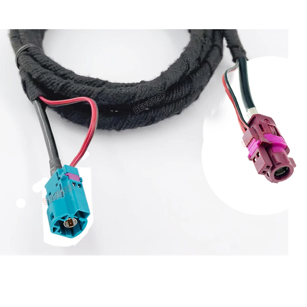 BEVOTOP 4+2 Pin HSD Cable 6Pin Z Male to 6Pin D Female Straight / Right Angle 90° Jack LVDS Cable Car Video Line Wire Harness