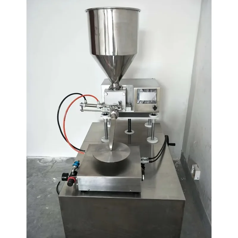 Commercial Cake Cream Spreading Machine Semi‑auto Cake Surface Icing Coating Equipment For Cake Shop Customized