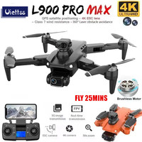 Professional L900 Pro MAX Drone GPS Double 4K WIFI FPV Camera Obstacle Avoidance Brushless Motor RC Quadcopter Mini Dron Toy