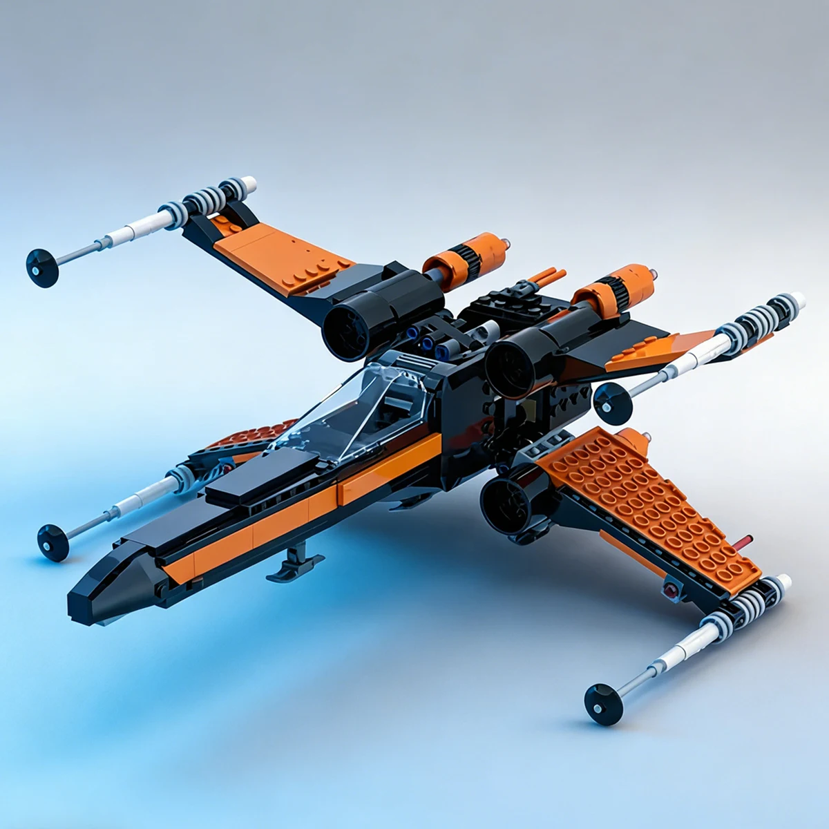 2026年新作-xウイング宇宙船-軍事用バトルスターシップ-moc-ギャラクシー宇宙飛行機-模型組み立てブロック-ギフト-男の子向けセット
