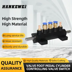 Five-way Car Tire Machine Valve Foot Pedal Cylinder Controlling Valve Switch Tyre Changer Valve Suspension Hanging valve Part