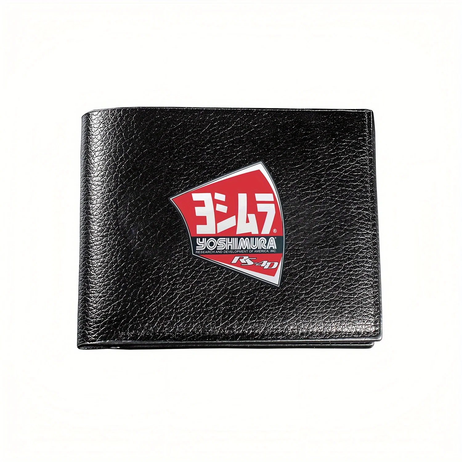 Yoshimira RS-4D Motorcycle Logo Stylish Wallet Design Premium nice Business Mens Casual Elegant Simple Practical Quality Wallet