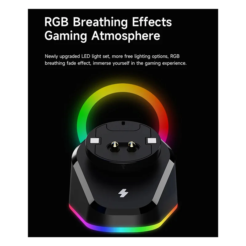

AT82-Mouse Charger Stand For Logitech Gaming Mice Dock Station 2 DEX G502X Plus G903 G703 PRO2