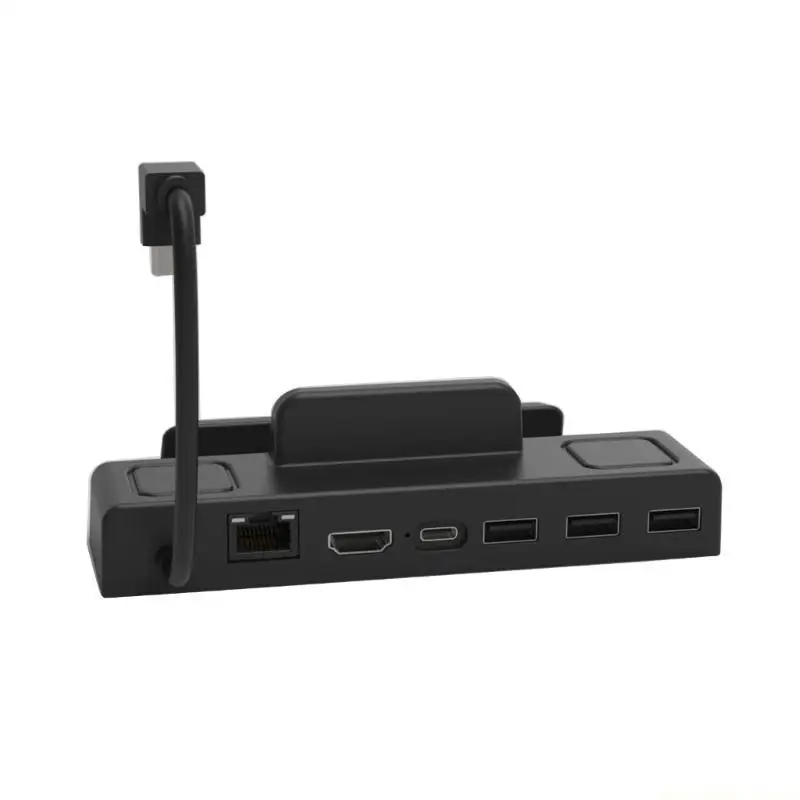 

Док-станция F62C Многофункциональная игровая консоль-док-станция с 4K60 Гц, Gigabit Ethernet, USB Type-C 65 Вт для Steamdeck