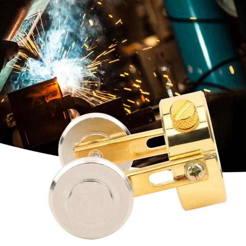 P80 Plasma Cutter Torch Roller Guide Metal Wheel With 2 Screws For Torch Compass