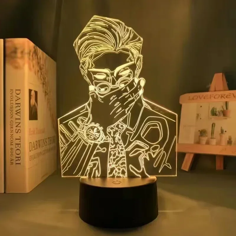 Аниме ююютсу Kaisen фигурка Inumaki Toge 3D светодиодный лампы Nanami Kento ночники настольное украшение день рождения манга подарки для друзей