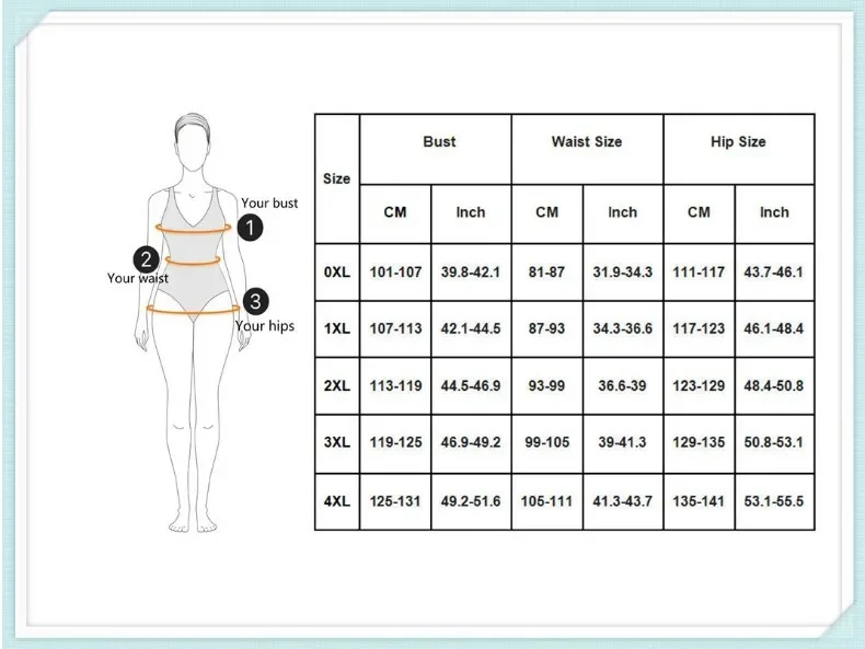 Large Size Chart