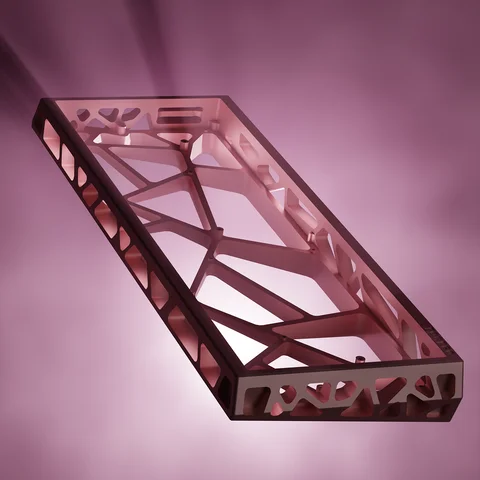 Sikakeyb FORT60 Sakura Limited Edition GH60 Ihåligt Aluminium Tangentbordshölje 60% Gaming Tangentbordshölje 8 best sales aluminiumhölje till tangentbordet - №8