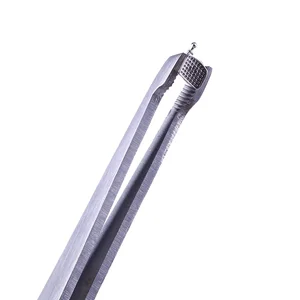 1pc kieferorthopädische Zahnhalter -Inhaber Pinzetten zahnärztliche Instrument Serrifizierte Edelstahl -Pinzettenzange für Zahnpflegewerkzeuge 8 Hauptverkäufe ER16 Pinzetten - №4