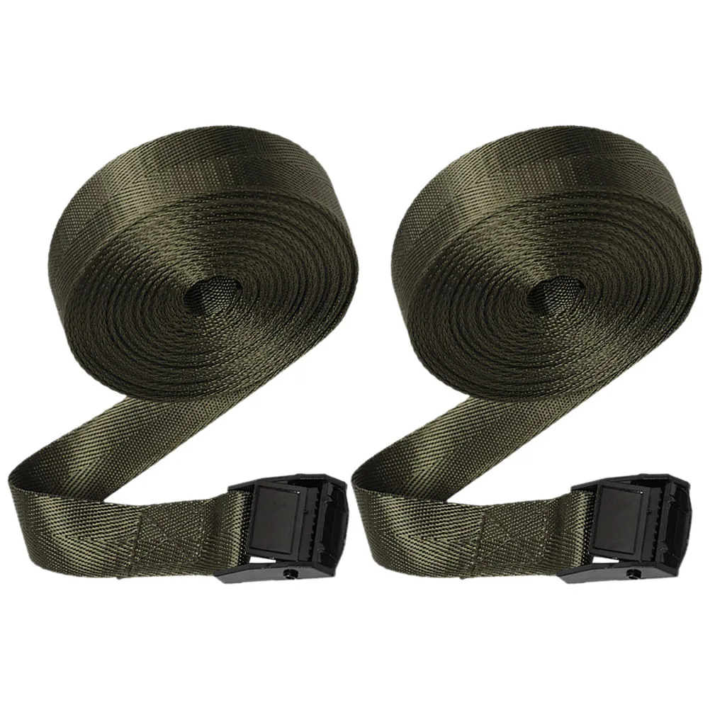 

2pcs Camera Strap Outdoor Nylon Buckle Straps Green Durable Adjustable Camera Bundling Rope Outdoor Activities Camping