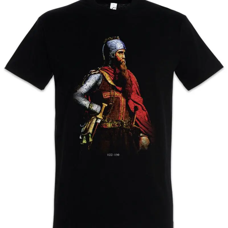 Friedrich I. T-Shirt mit Porträtaufdruck, Friedrich, deutscher König, Kaiser von Deutschland