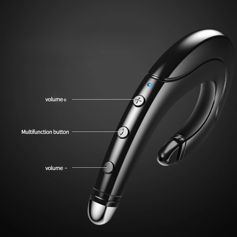 Bone Conduction Bluetooth Earphone Ear Hook HIFI Music Headset With Mic Waterproof Sports Wireless Headphone for iphone Xiaomi