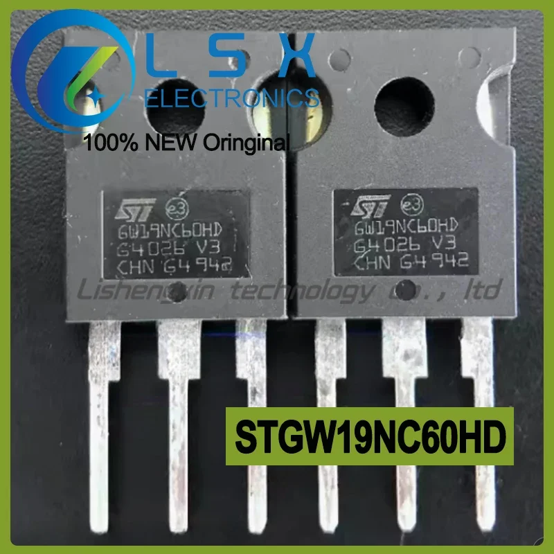 

10pcs GW19NC60HD STGW19NC60HD TO-247 600V 21A New and Original
