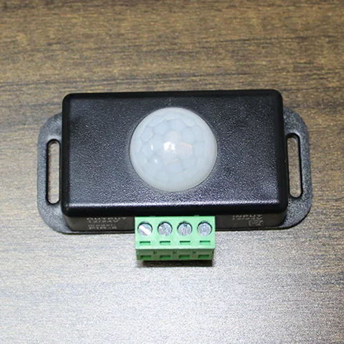 Interruptor de Sensor de movimiento LED, controlador de detección infrarroja corporal, Detector de movimiento PIR para tiras LED/bombillas, CC de 12V/24V