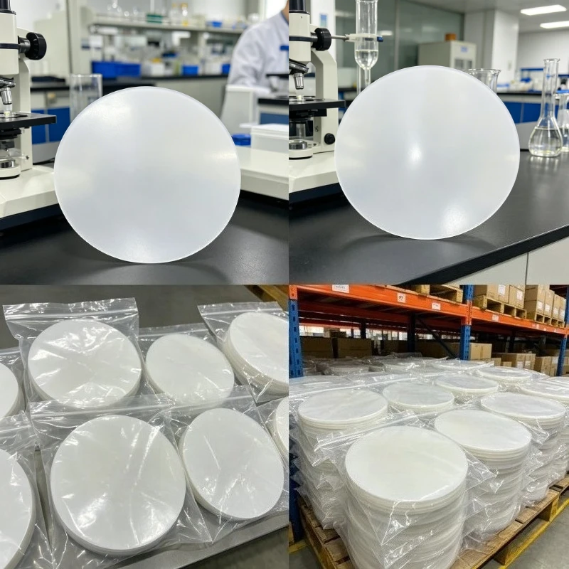 Membrana Filtrante Microporosa in PVDF Resistente ad Acidi e Alcali, 0,22 Micron, 0,45 Micron, Diametro da 47mm a 300mm