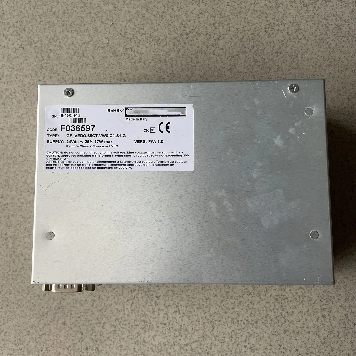 F036597 Control screen  With warranty