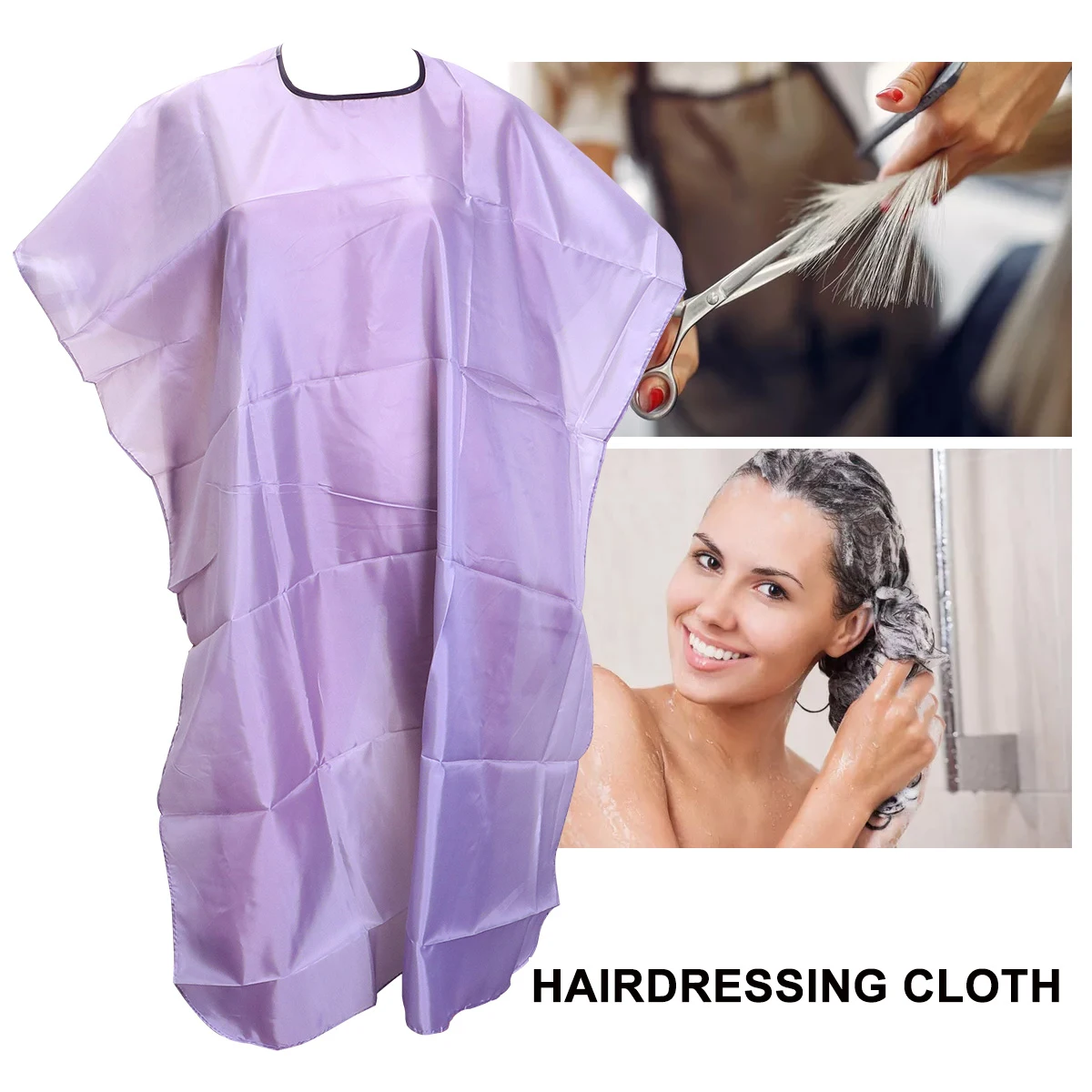 

4 Pcs Hairdressing Cape Waterproof Lightweight Durable Soft Material Perfect for Hairstylist Salon Home Use Barber Cloth Easy