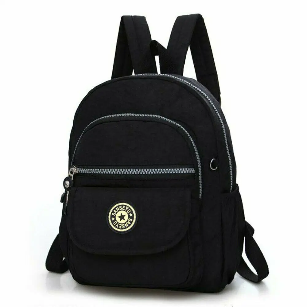 Fashion Women Oxford Cloth Backpack Mini Shoulder Bag Purse Small Backpack Shoulder Rucksack Outdoor Travel Bag