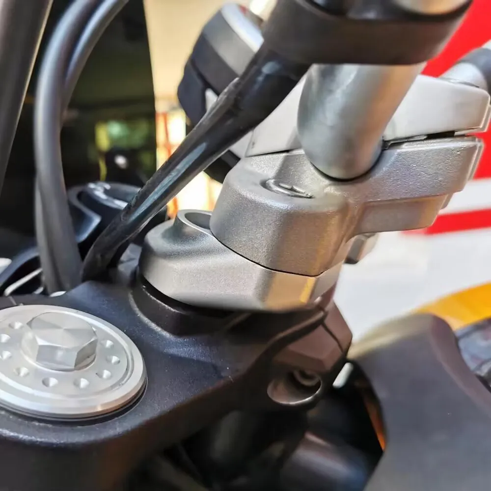 دراجة نارية مقود 25 مللي متر الناهض المشبك المقود زيادة ل Ducati تشويش إذاعي 400 800 1100 جميع السنوات 2016-2022 2023 2024 2025 #2