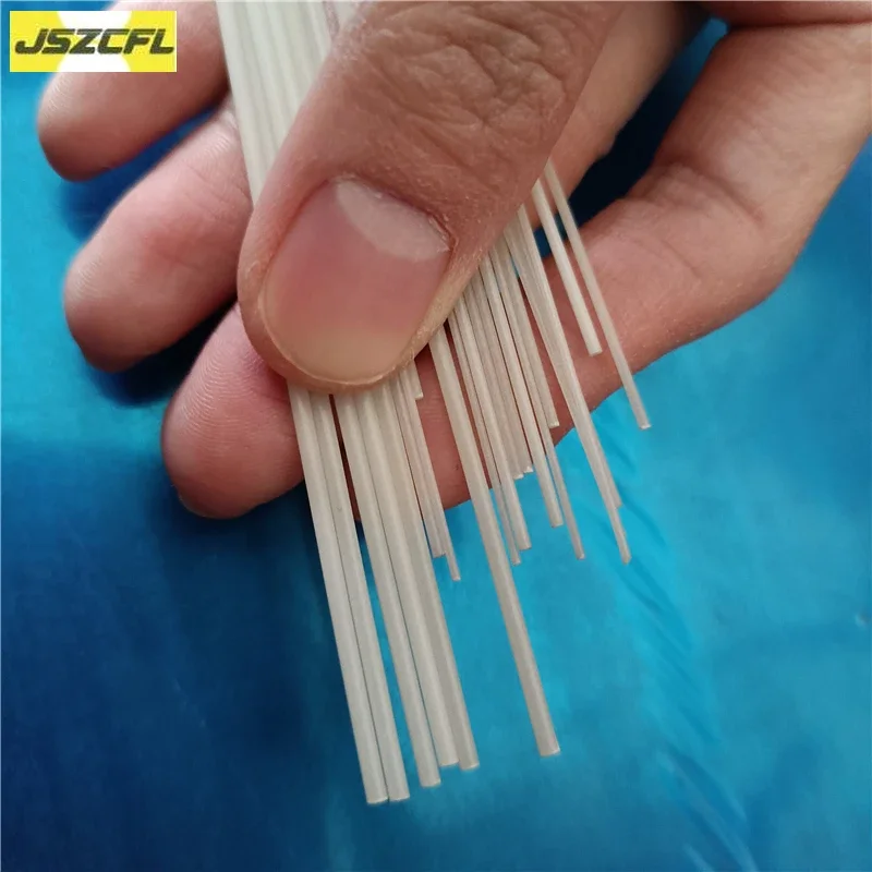 50pcs 2000mm Black Glass Fiber Rod Diameter 1.5mm Fiberglass Elastic Insulation Rods for Multicoptor Making Model Materials