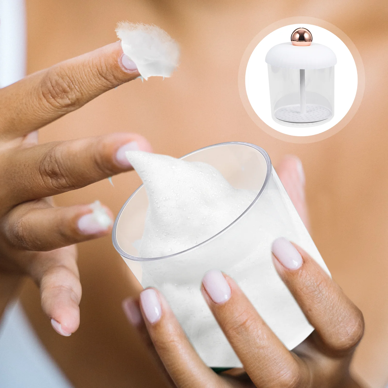 Bubble Bottle Maker Cup Face Wash โฟม Maker เครื่องมือทําความสะอาดผิวหน้า Skincare อุปกรณ์โฟม Mini แบบพกพาสีขาวทอง
