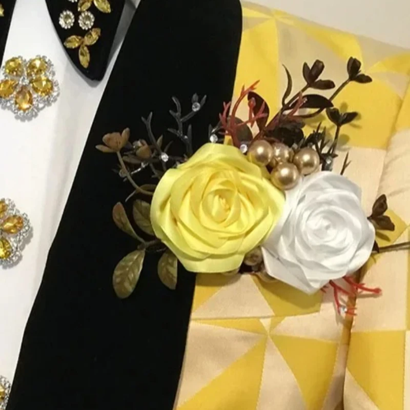 

Мужские свадебные булавки-корсажи, модный оригинальный дизайн, ювелирные изделия ручной работы, подарки, элитная британская корейская брошь для делового банкетного платья