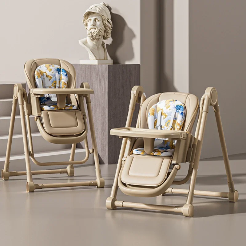 Chaise à roulettes universelle pour bébé, chaise de salle à manger multifonctionnelle, chaise à bascule confortable et discutable, apprendre à s'asseoir pour les enfants