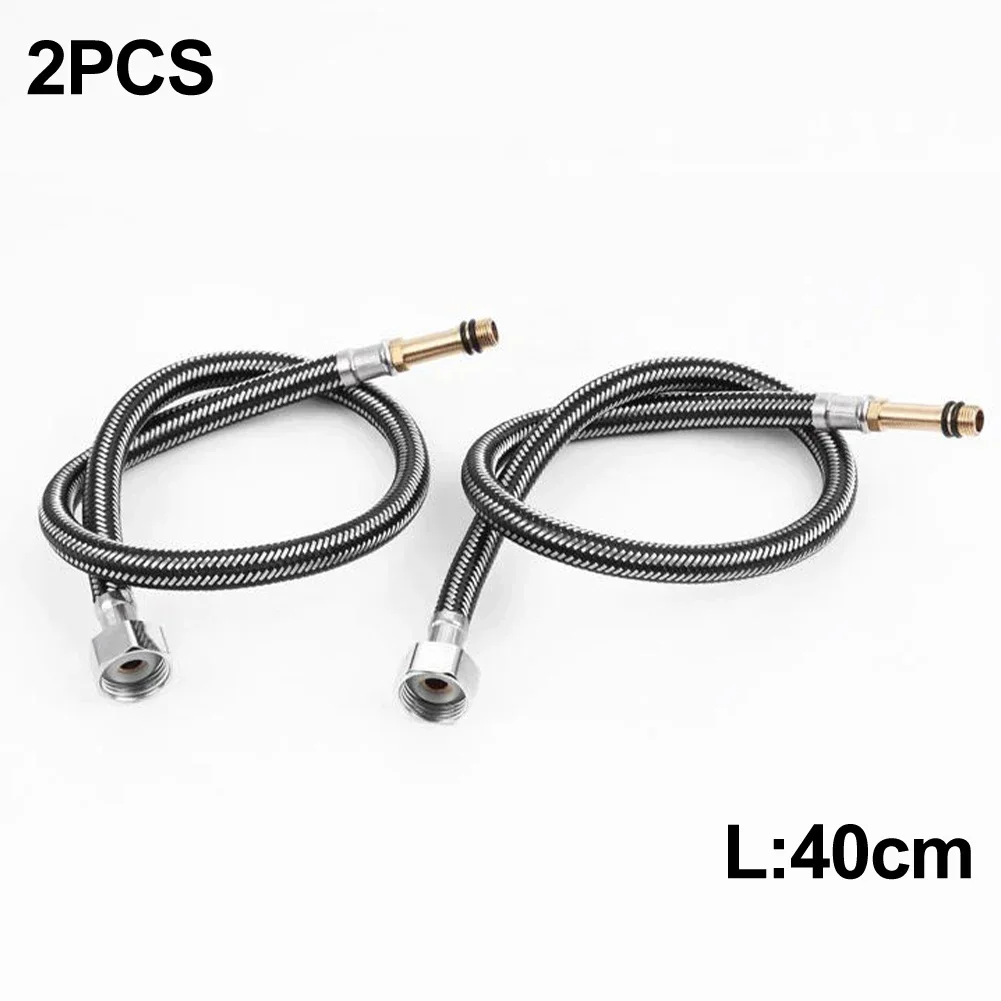 Brightness Connectors Sink Corrosion Flexible Braided Tube Long Lasting Nylon Braided Aluminum Wire Application