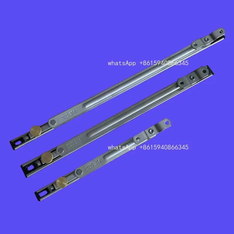 Aluminum alloy broken bridge Aluminum window wind support Positioner Limiter Windproof support Stainless steel two-bar