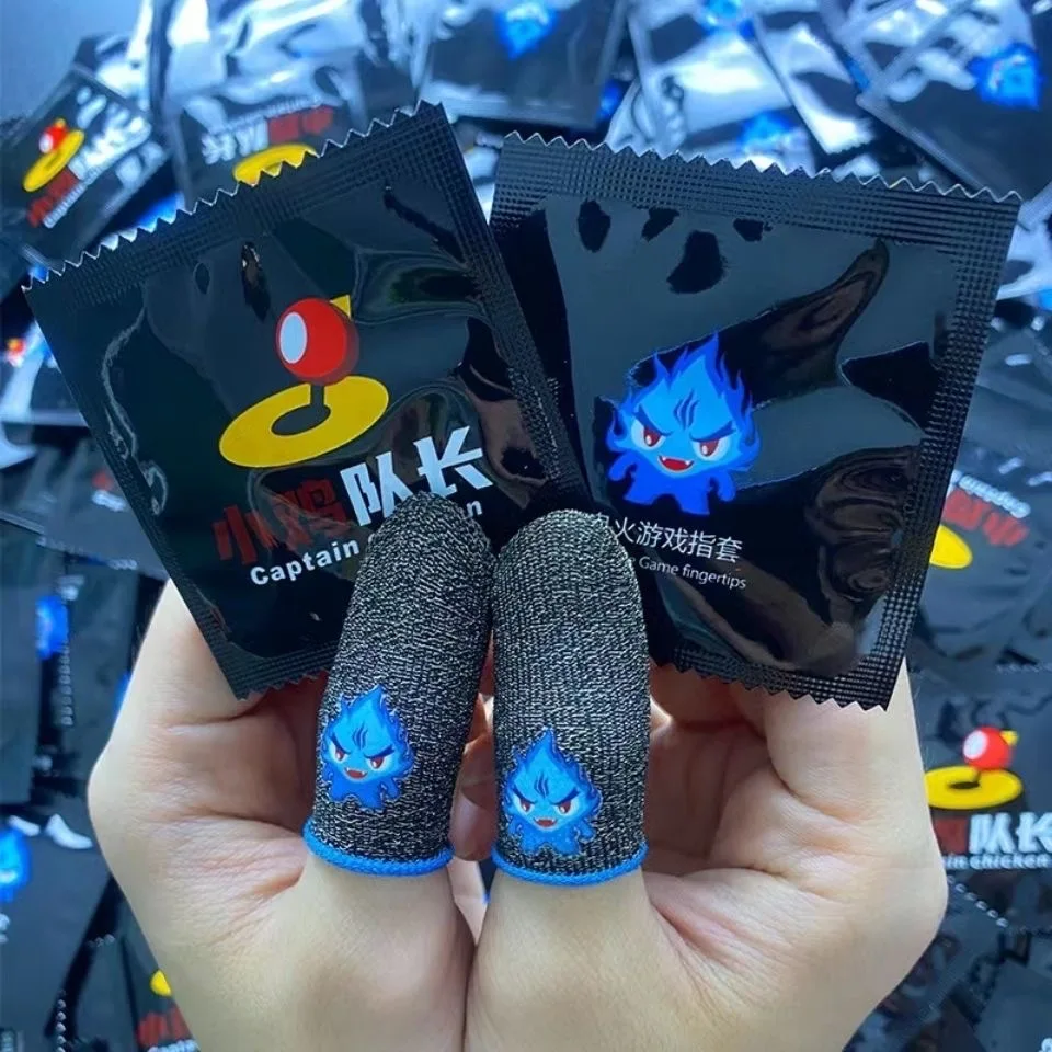 1Pair Gaming Finger Sleeve Breathable Fingertips For PUBG Mobile Games Touch Screen Finger Cots Cover Sensitive Mobile Touch new