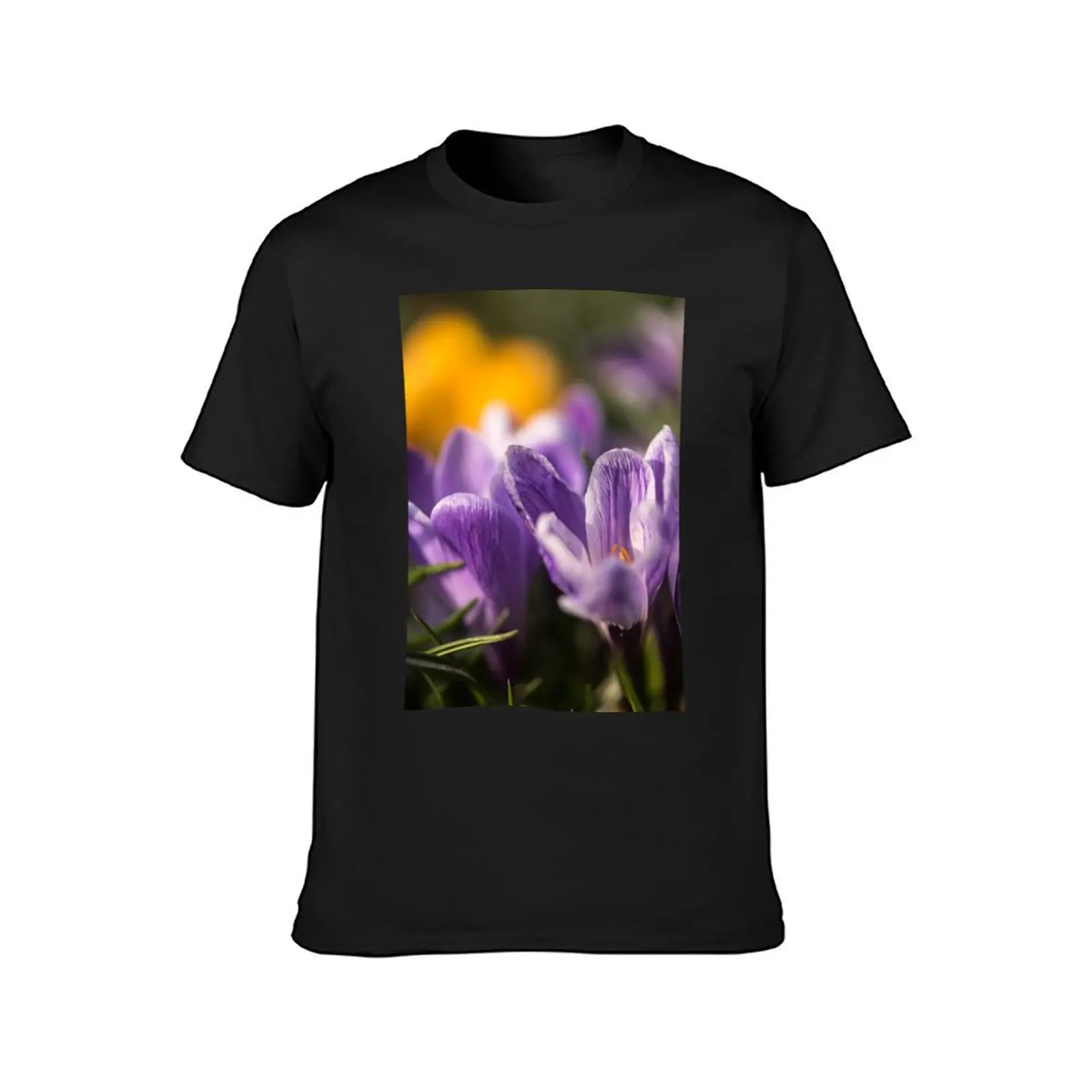 Spring Crocus T-Shirt korean fashion shirts graphic tees anime sports fans designer t shirt men