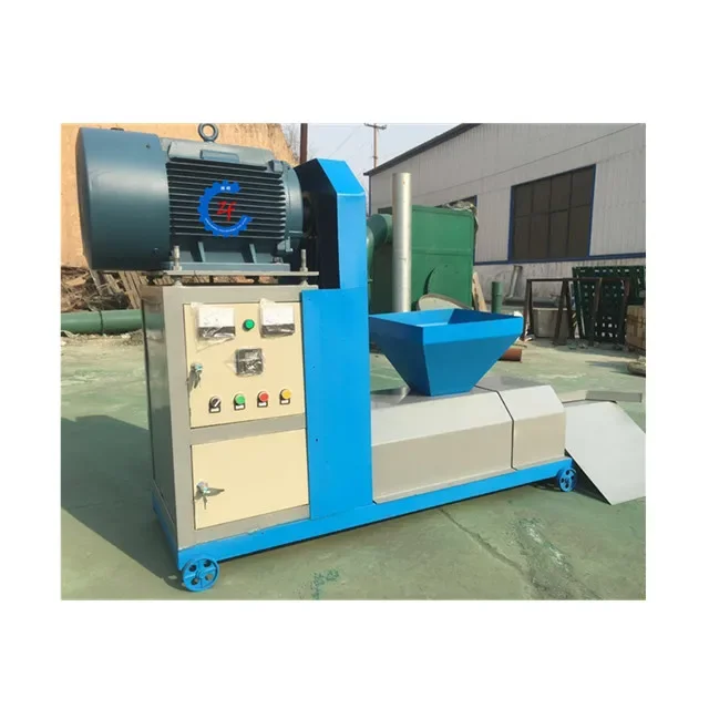 Eco-friendly rice straw sawdust briquette making machine
