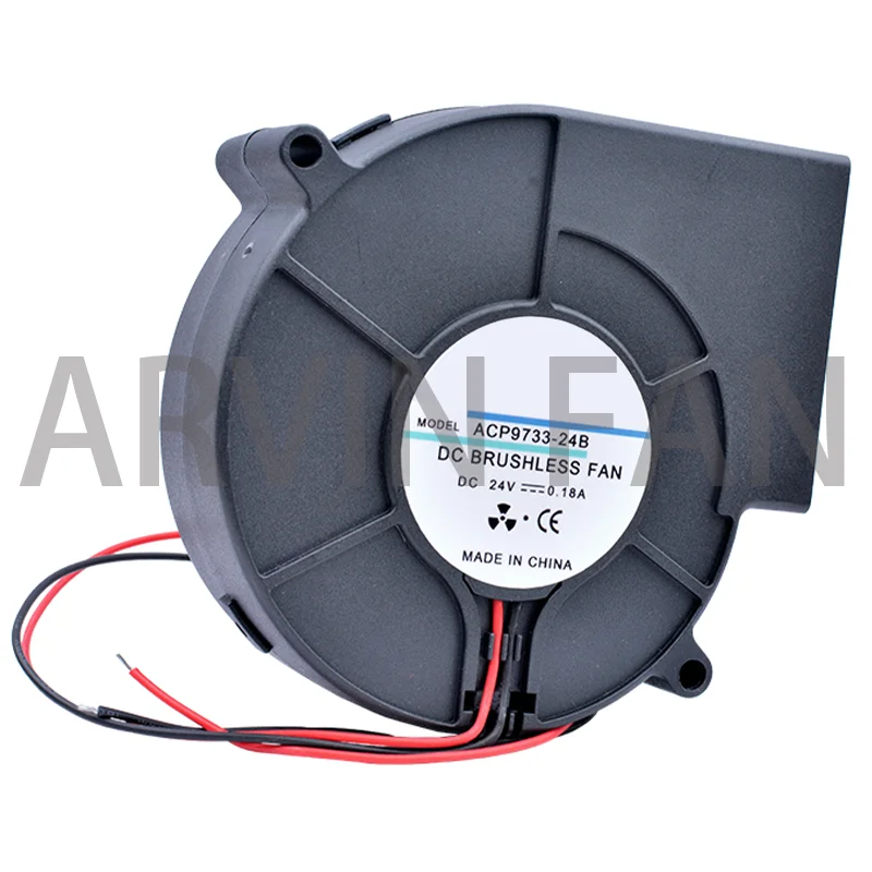 Brand New Original ACP9733-24B 97x94x33mm 24V Blower Fan 9cm BBQ Blower Big Air Blower Flow Centrifugal Fan 4500RPM Cooling Fan