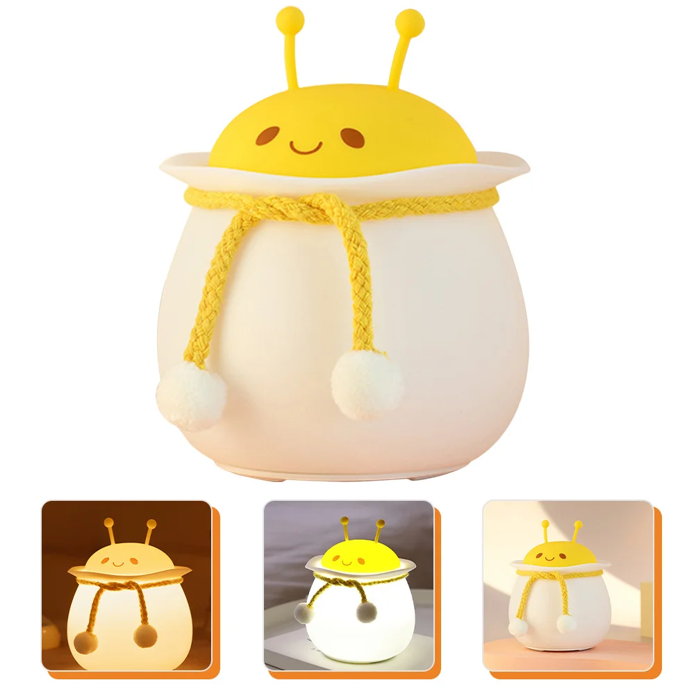 

ULDIGI Silicone Touch Light USB Rechargeable Night Lamp for Bedroom Cartoon Room Decor Unique Bedside Light