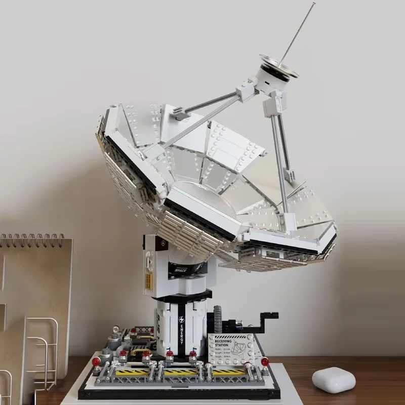 

1375PCS MOC Space Station Receiving Base Building Blocks Satellite Dish Assembly Model Education Toys for Christmas Gift Set