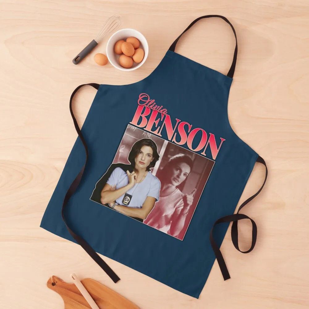 

Olivia Benson 90s Inspired Vintag Apron Home Utensils Kitchen For Women Barber Cooking Apron
