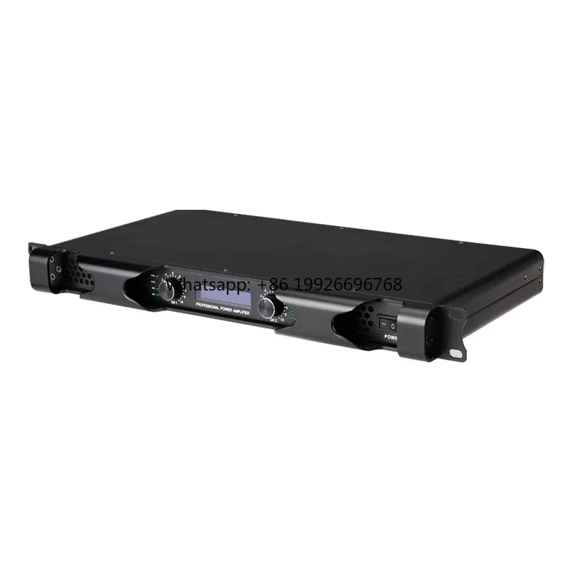 

Professional Dual Channel Pro Audio Amplifier 1U Power for Home Stage Digital Comprehensive for Video & Lighting Professionals