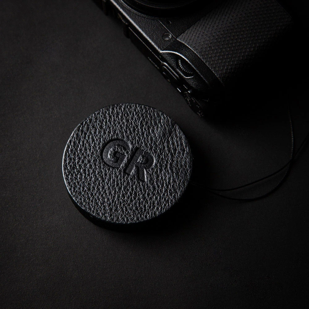 Handmade Leather Camera Lens Cap with Anti-lost Rope for Ricoh GRIII GRIIIX Camera Lens Protector Accessories