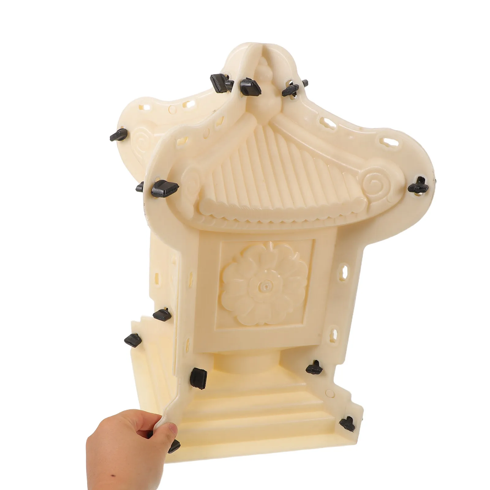 

Форма для бетонной статуи-пагоды, пластиковая, устойчивая к погодным условиям, китайская форма для литья цемента для сада, виллы, двора, каменного фонаря, скульптуры