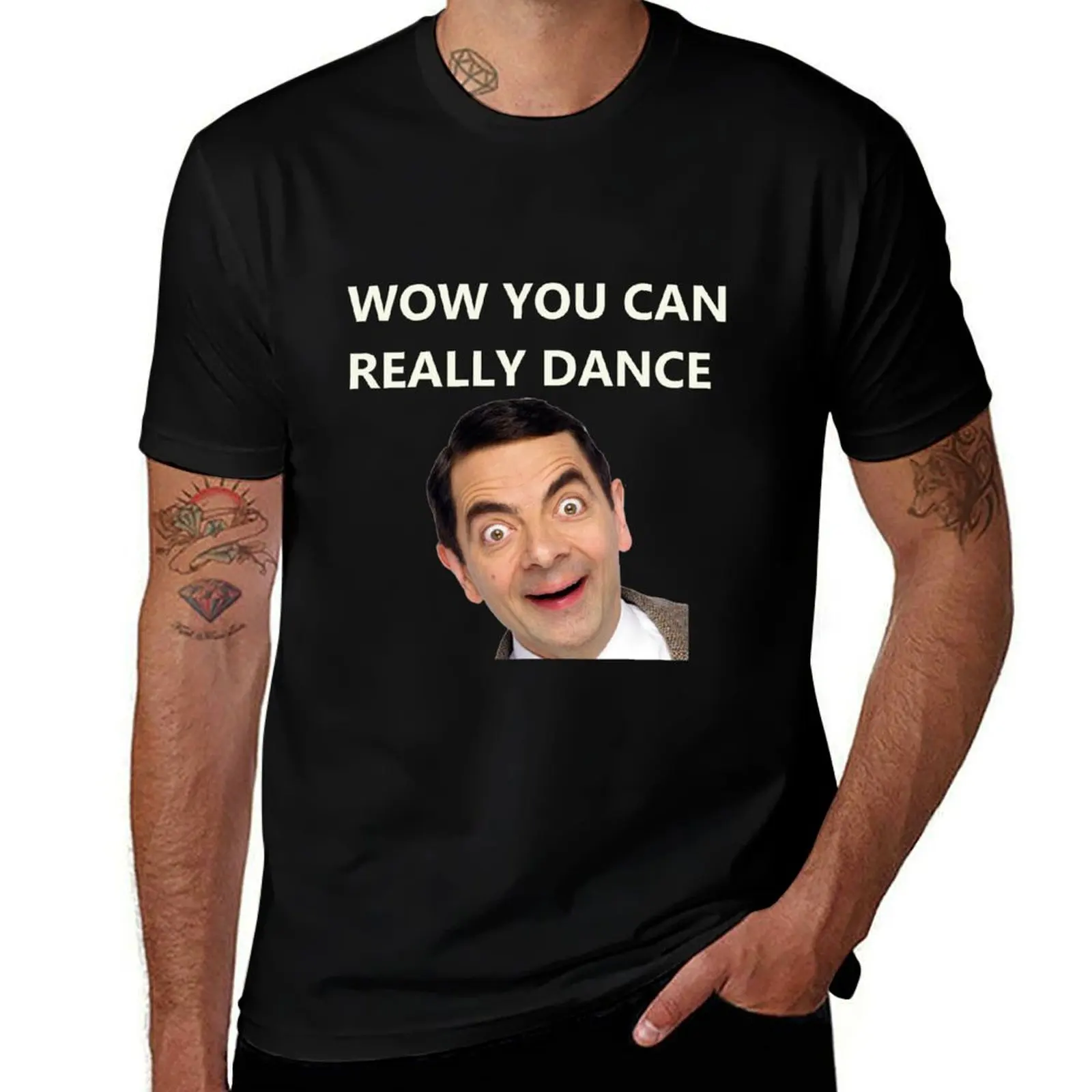 

Wow you can really dance- Tic Toc T-Shirt Aesthetic clothing luxury designer T-shirts for men cotton