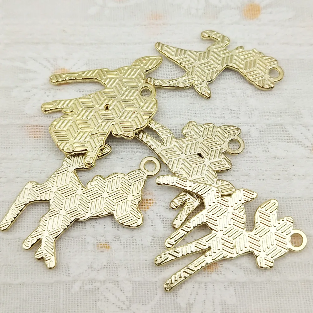 10 pezzi bambi Miss Bunny Orecchini Ciondolo Collana con ciondolo in metallo Portachiavi Materiale fatto a mano fai-da-te