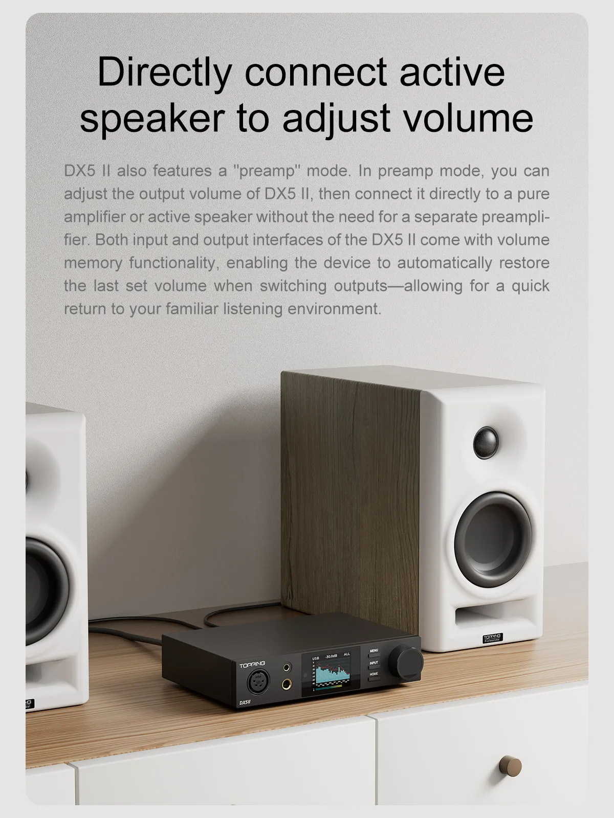 TOPPING DX5 II Vollständig Symmetrischer DAC & Kopfhörerverstärker Combo Dual ES9039Q2M DSD512 PCM768kHz LDAC Decoder Verstärker – Detail 16