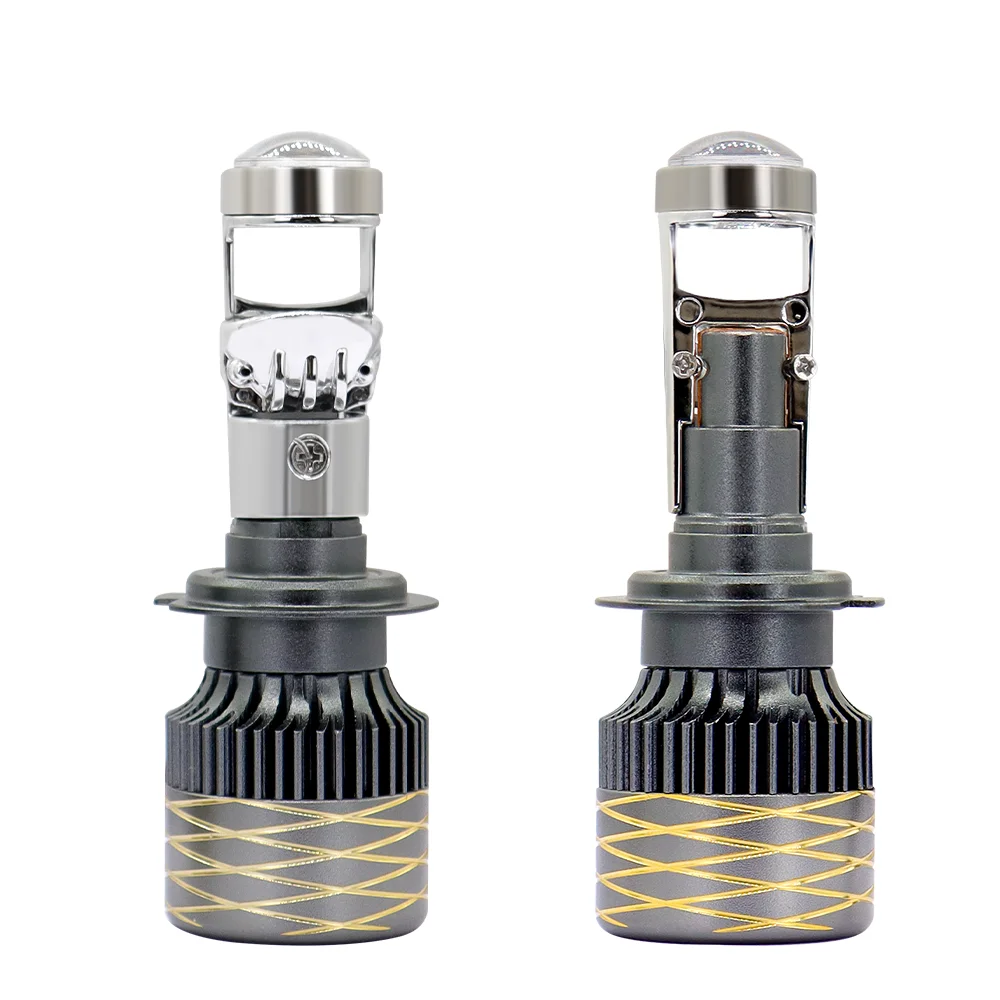 

30000LM 30W H7 H4 Canbus Автомобильная фара Мини-объектив H11 H8 9005 9006 HB3 HB4 Светодиодная лампа для проектора 6000K Автомобильный мотоцикл Мини-объектив